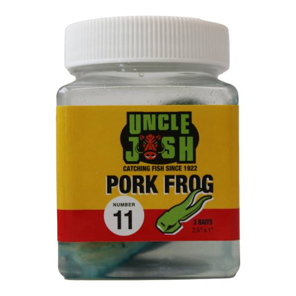 Uncle Josh 11 type SALTY FROG Pork Rind Bait Frogs Lures