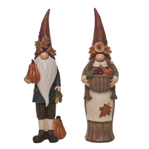 Transpac Imports Inc. Gnome Pilgrim Figurine Assortment - TH00727 ...