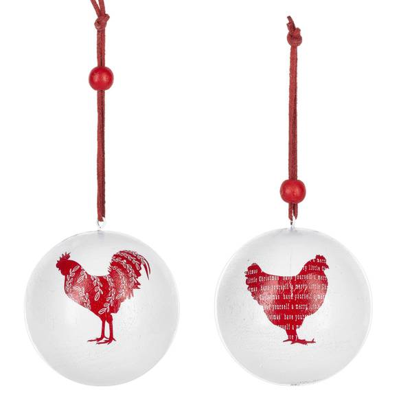 Ganz Rooster Chicken Ornament Assortment MX183914 Blain's Farm & Fleet