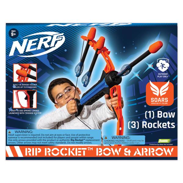 Foam Rocket Blasters, Set of 6, Each Set with 1 Squeeze Launcher