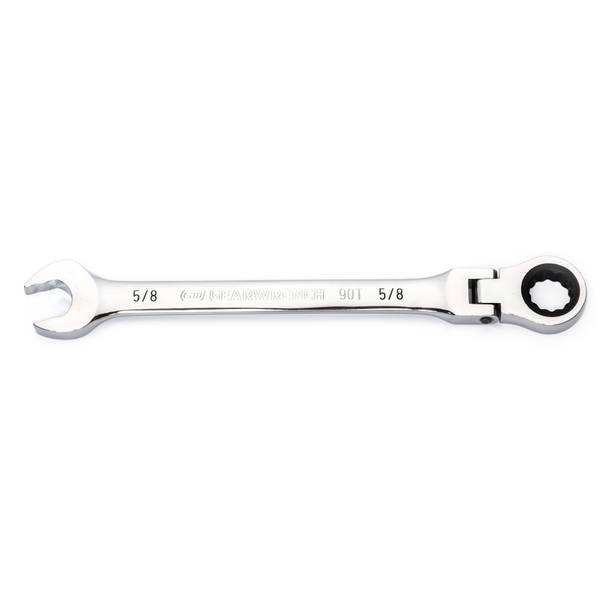 Photo of 5/8" 12 Point Flex-Head Ratcheting Wrench