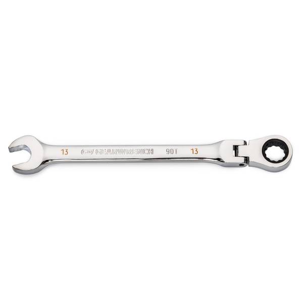 13mm 12 Point Flex-Head Ratcheting Wrench