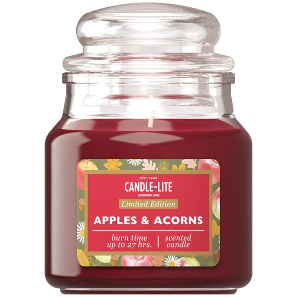 CandleLite 3 oz Apples and Acorns Jar Candle 44901311 Blain's Farm