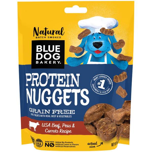 Blue Dog Bakery Protein Nuggets, Beef, Peas and Carrots - 60811 | Blain