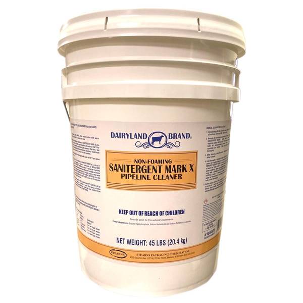 Dairyland Brand 45 Pounds Sanitergent Mark X Pipeline Cleaner 1800323