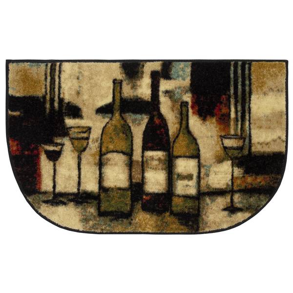 Mohawk Home Wine and Glasses Kitchen Rug, 1'6"x2'6" 10291 426 S18030