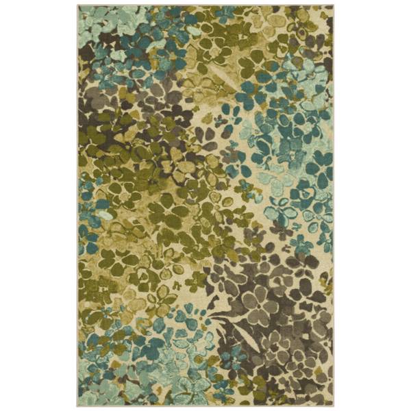 Mohawk Home Radiance Aqua Area Rug, 5'x8' 12489 446 060096 Blain's
