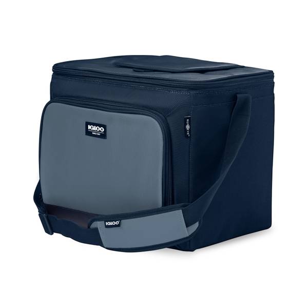 Igloo Max Voyager 28 Quart Tote Soft Sided Cooler, Gray 