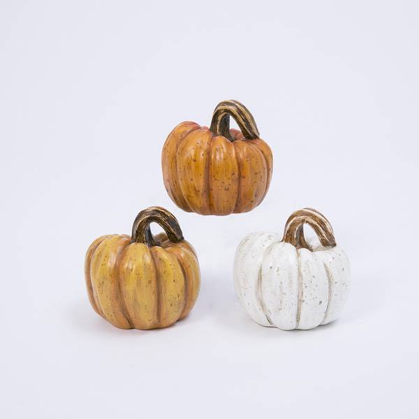 Photo of 3.5" Resin Harvest Pumpkins Assortment