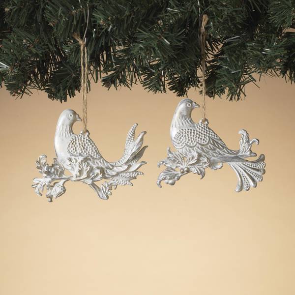 Photo of Plastic Dove Holiday Ornaments Assortment