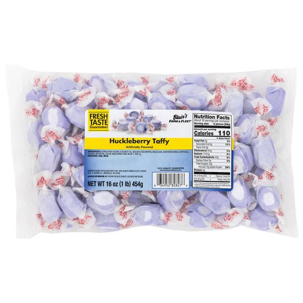Blain's Farm & Fleet 16 oz Huckleberry Taffy 714588 Blain's Farm