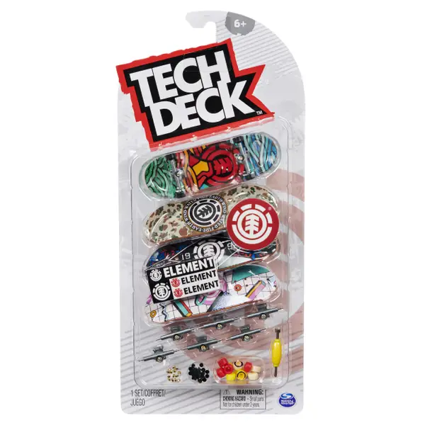 Pack of 10 Finger Skates (DLX Pro Pack Tech Deck)