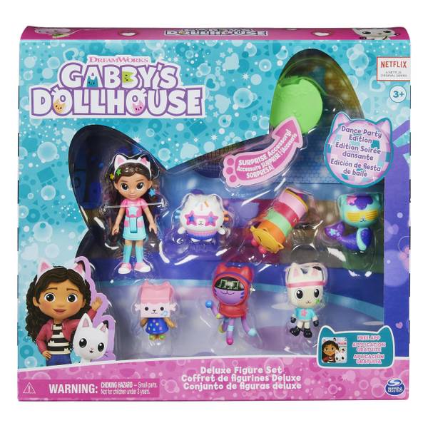 Gabby's Dollhouse, Deluxe Figure Gift Set with 7 Toy Figures and Surprise  Acc