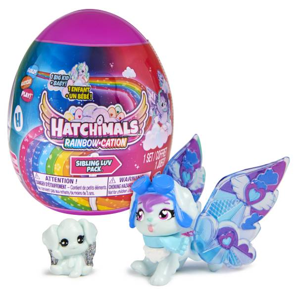 Hatchimals Family Big Sister Baby Sister Mystery Siblings Pack [2 ...