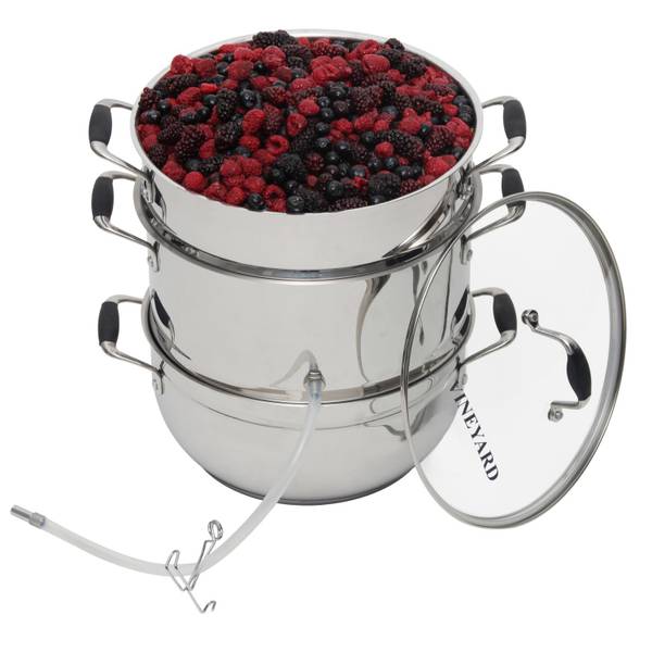 Kitchen Crop Vineyard Deluxe Multi-Use Stainless Steel Steam