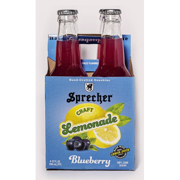 Photo of 4-Pack 12 oz Sprecher Blueberry Craft Lemonade