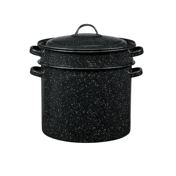 Granite Ware Steamer & Stock Pot, 15.5 Qt