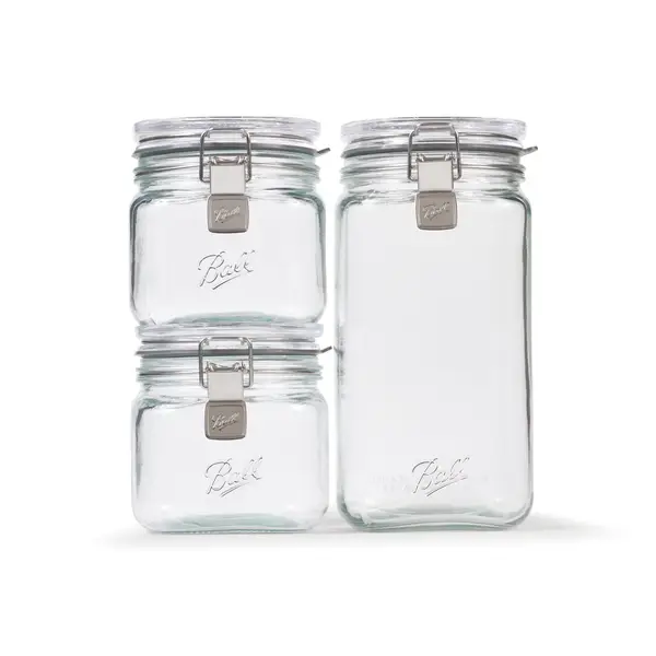 12-Pack - 16oz Glass Mason Jars with lids - Airtight Band + Marker