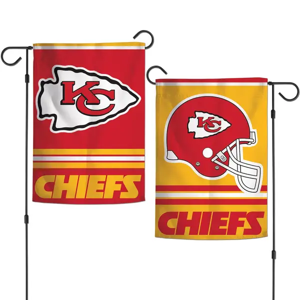 Kansas City Chiefs Slogan Double Sided Garden Flag