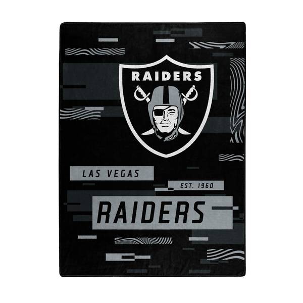 NFL Las Vegas Raiders Black Silver For Fan NFL Football Blanket Gift –