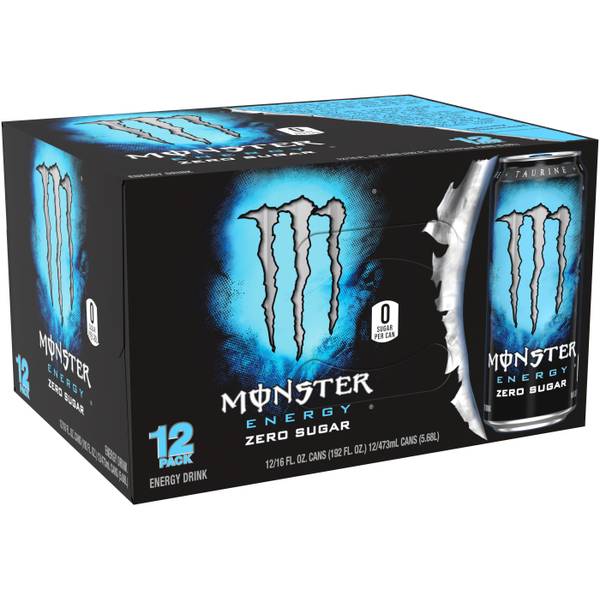 Monster 12 pack Zero Sugar Energy Drink - 410603 | Blain's Farm & Fleet