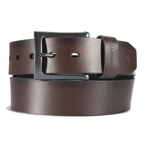 Carhartt Men's Burnished Leather Box Buckle Belt - A0005510201-34 ...