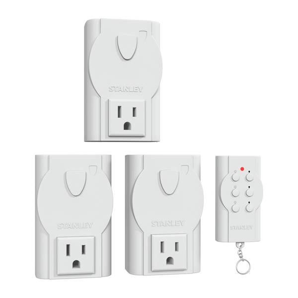 Stanley 31166 Wireless Remote Control System, White, 3 Each