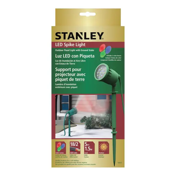 Stanley - LED Outdoor Floodlight with Ground Stake