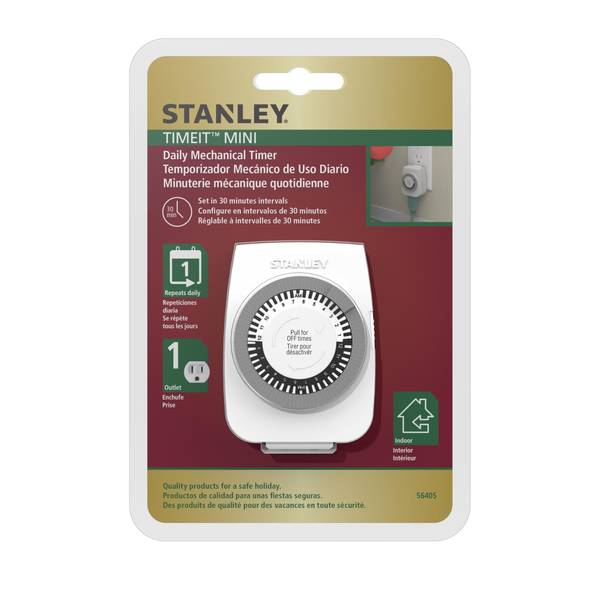 Stanley 2-Outlet Digital Photo Cell Countdown Timer