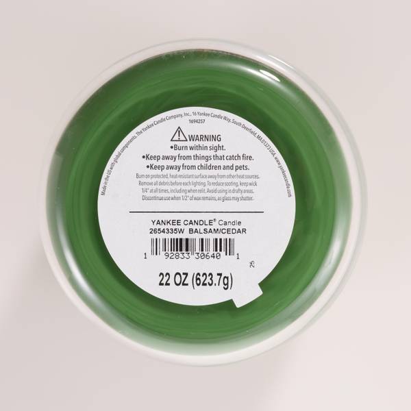 Yankee Candle 22oz Balsam and Cedar Jar Candle - 2654335W
