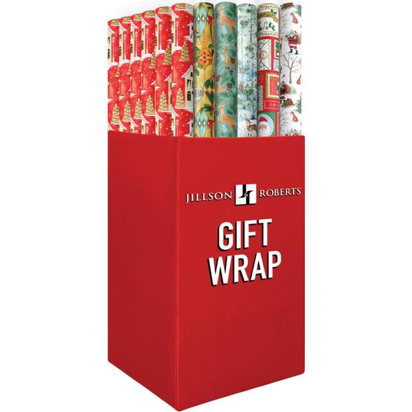 Jillson & Roberts Bulk Gift Wrap, Elephant Parade, Full Ream 833' x 24 inch
