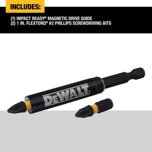 DEWALT Impact Ready Magnetic Bit Holder with Bits DWAIRDG