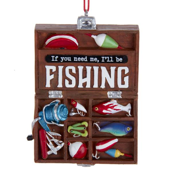 Kurt S. Adler Fishing Tackle Box Ornament - J8680