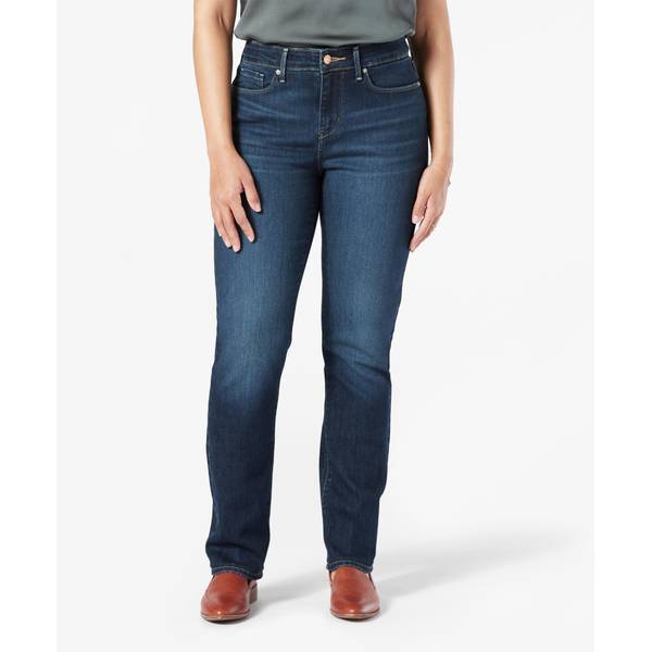 Signature by Levi Strauss & Co. Women's Mid Rise Straight Fit Jeans -  94442-0079-4M | Blain's Farm & Fleet