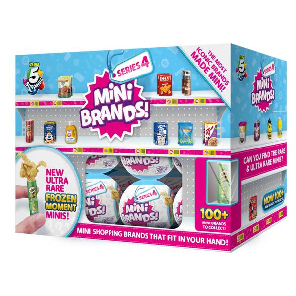 Zuru 5 Surprise Toy Mini Brands Capsule 4pk Series 1 Real Miniature