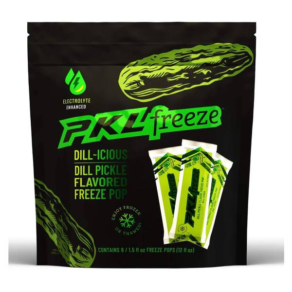 PKLfreeze 8Pack Dill Pickle Flavored Freeze Pops X348PL600 Blain