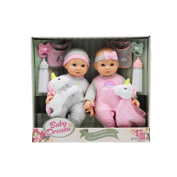 Dream Collection 14" Twins Baby Doll Set 21137 Blain's Farm & Fleet