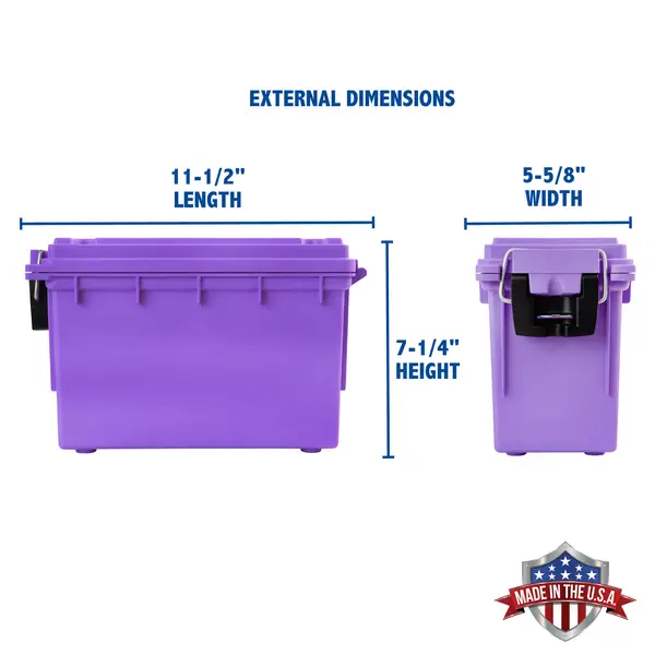 Sheffield Field Box – Purple (Made in the U.S.A.) – The Wholesale