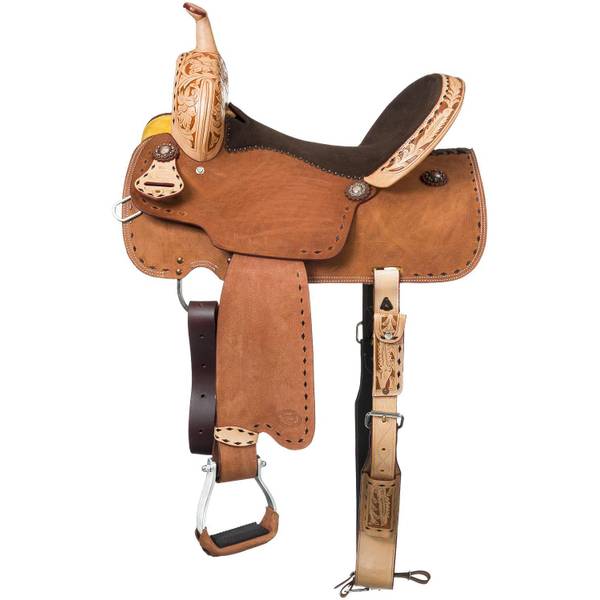 Photo of Royal King Reno Roughout Barrel Saddle
