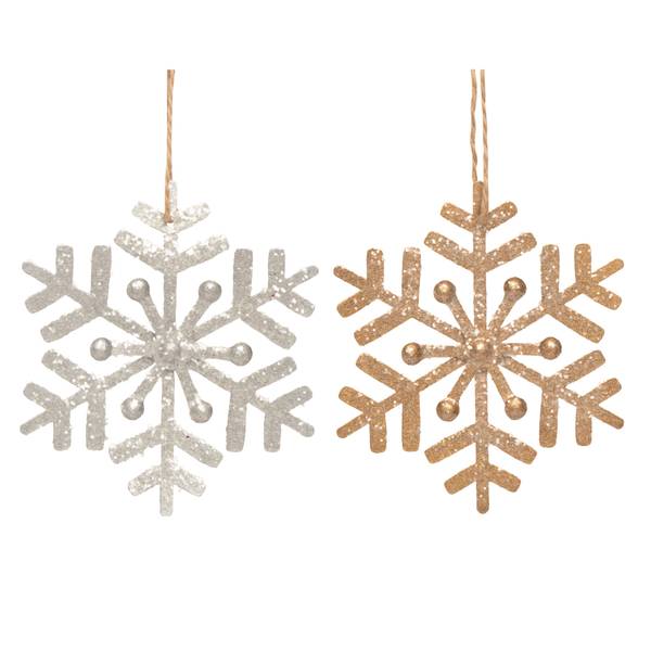 Photo of Glitter Snowflake Ornament Assortment
