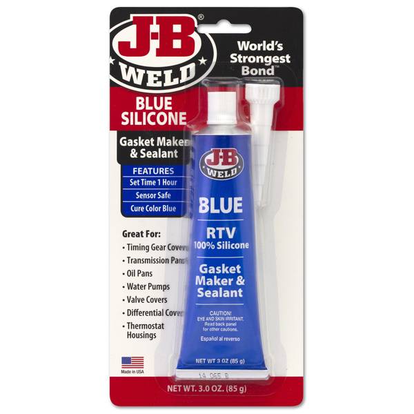 J-B Weld Sealant Silicone Blue RTV 3oz 31316