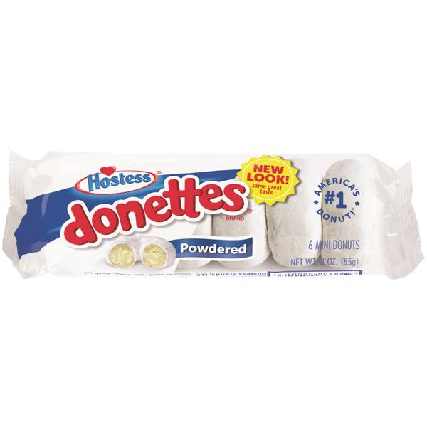 Hostess 6-Count Powdered Donette - 568120 | Blain's Farm & Fleet