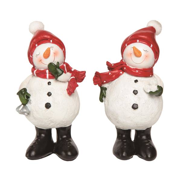 Transpac Imports Inc. Small Jolly Snowman Figurine Assortment - TC00880 ...