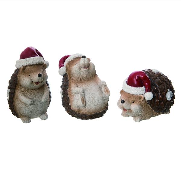 Transpac Imports Inc. Chunky Hedgehog Figurine Assortment - Y9739 ...