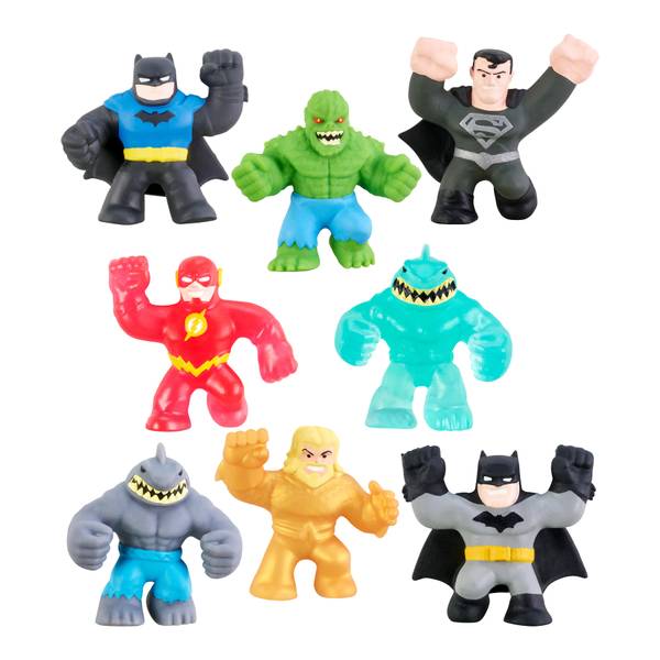 HEROES Of Goo Jit Zu Power LOT of 7 Action Figures Goojitsu Toys. Stretchy