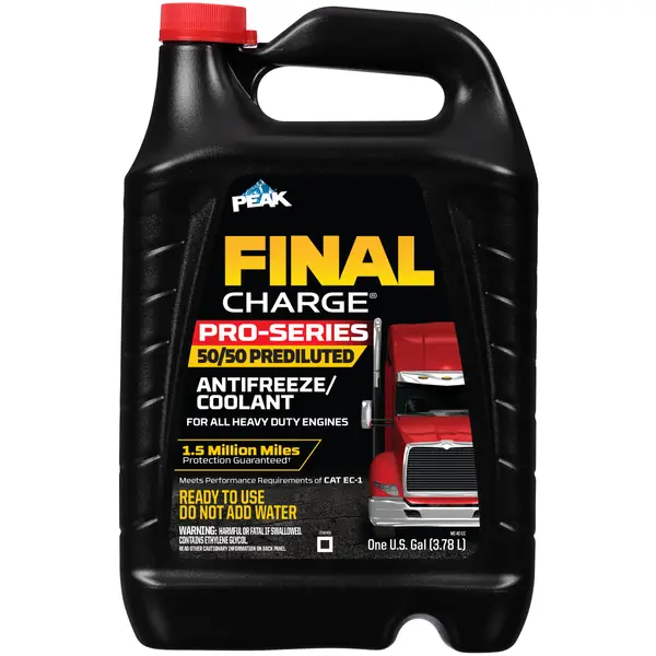 Peak 50/50 Prediluted Extended Life Antifreeze and Coolant