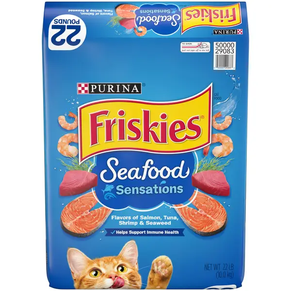 Friskies 22lb Seafood Sensations Dry Cat Food 5000029083