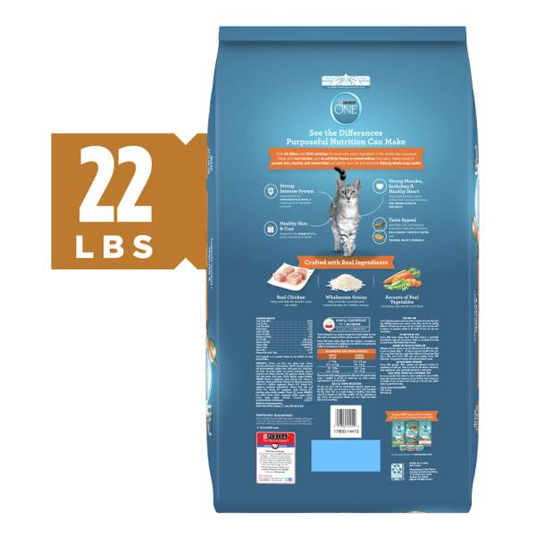 Purina one cat sales food 22 lb