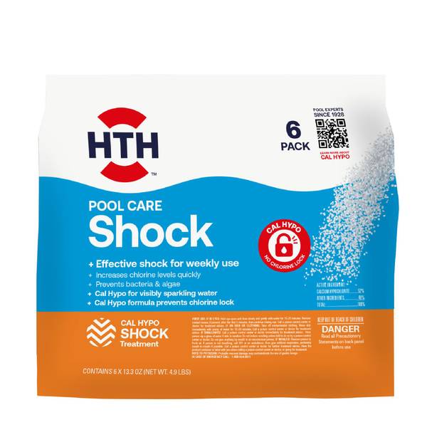 HTH 6-Pack 13.3 oz Pool Care Shock - 52030 | Blain's Farm & Fleet