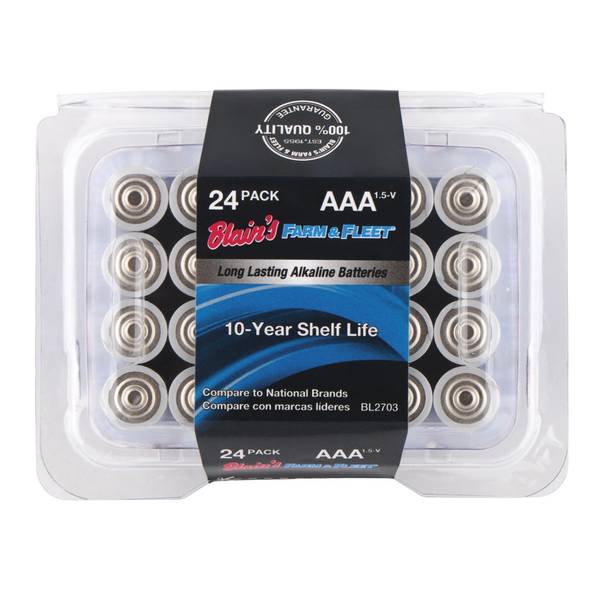 Photo of 24-Pack AAA Alkaline Batteries